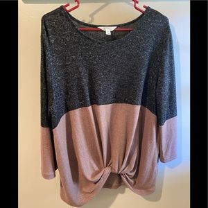 Market and Spruce from Stitch Fix size XL colors are dark gray and mauve